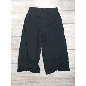 New Noblu Black Womens XL Balloon Cotton/Spandex Wide Leg Bloomer Pant Sweat
